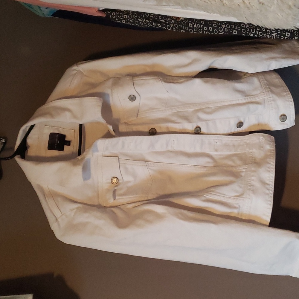 the limited white jean jacket